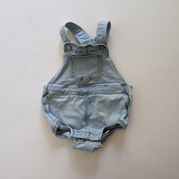 Little Co Jean Romper 12mo - Picture 1 of 4